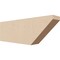 Ekena Millwork 2in. W x 4in. H x 12in. L Concord Woodgrain TimberThane Rafter Tail, Primed Tan RFTUR02X04X12CONRCPR - alternate 1
